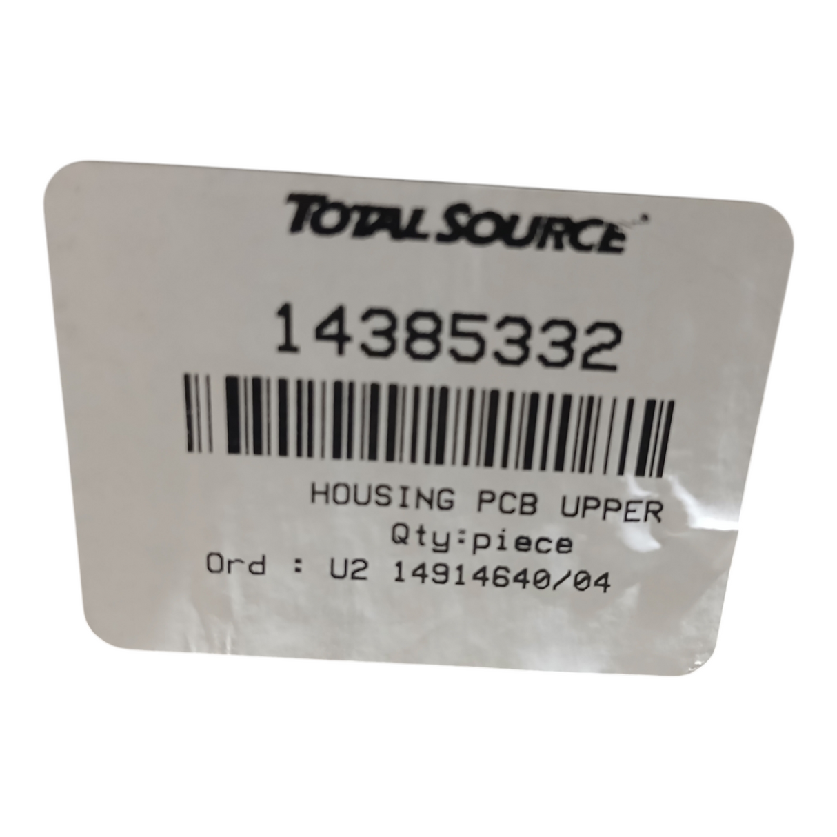 TotalSource, 14385332, Upper PCB Housing