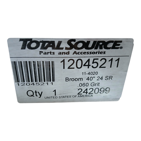 Tennant 1026222, 40", 24 Single Row, .065", Super Grit, Main Scrub Brush, for M20, T20 - Freeman Liquidators