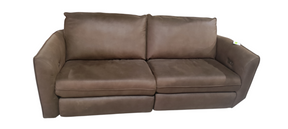 Brown, Microfiber, Power, Reclining, Loveseat, In-Store Pickup Only - Freeman Liquidators