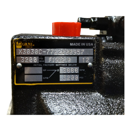 Grove Manlift, Hydraulic Pump, X3030C-7722000957 - Freeman Liquidators
