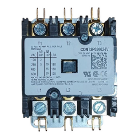 Goodman CONT3P030024VS Contactor, 3 Pole, 24 Volt Coil, 30 Amp - Freeman Liquidators