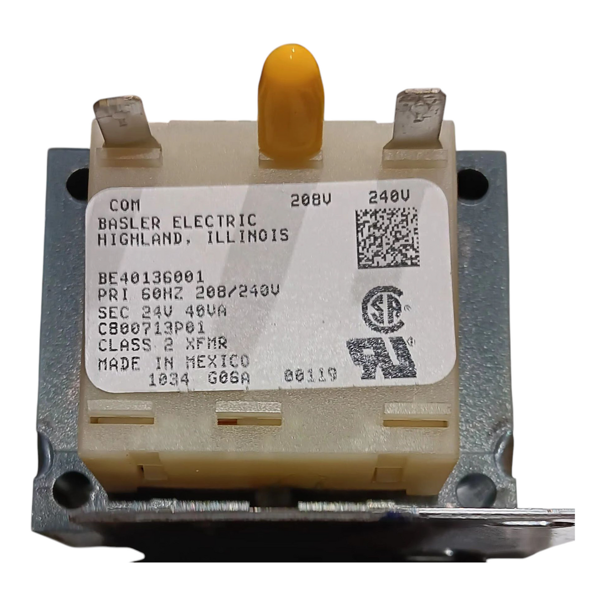 Basler Electric, Transformer, BE40136001, 208/240V, 60HZ - Freeman Liquidators