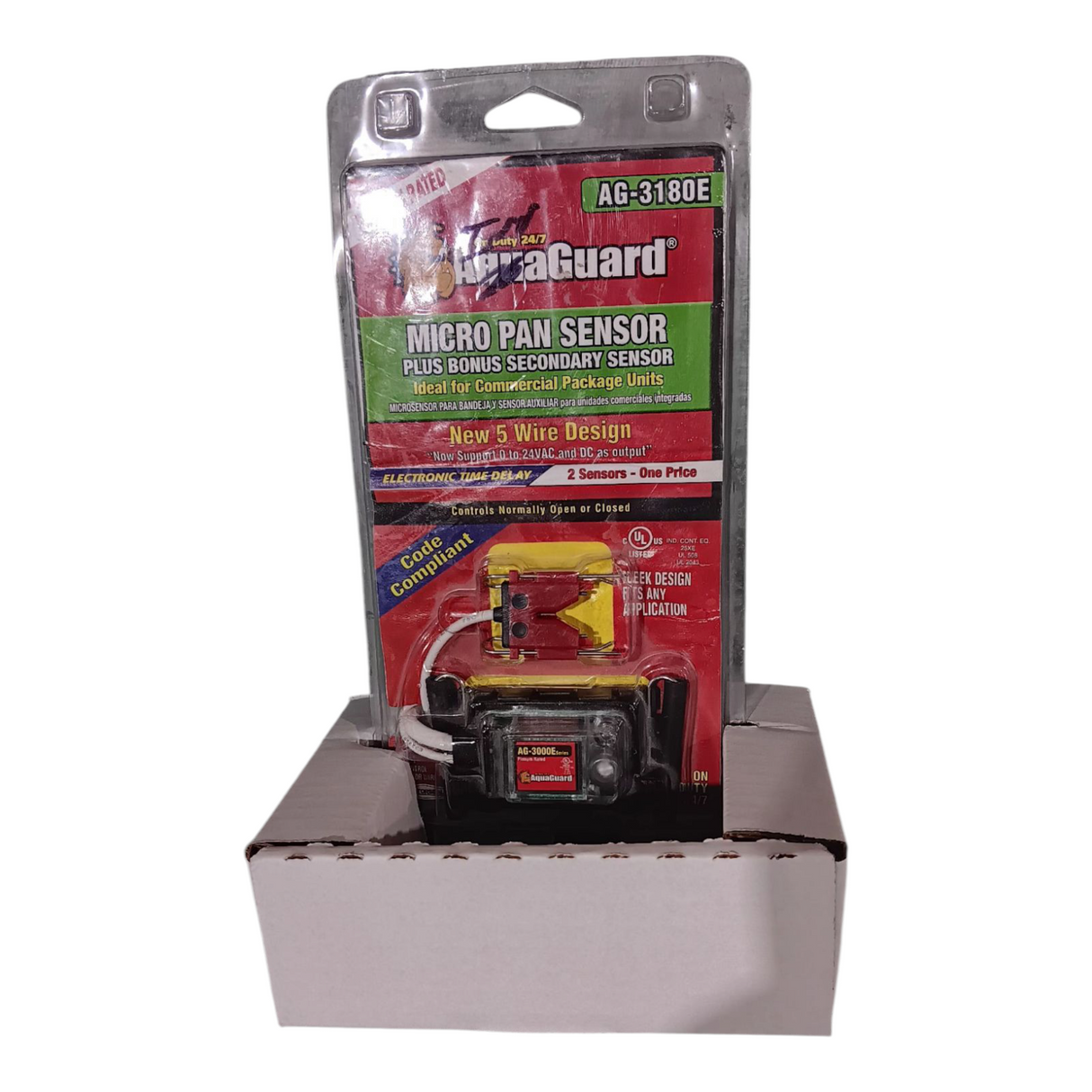 AquaGuard, AG-3180E, Micro Pan Sensor w/ Secondary Sensor - Freeman Liquidators