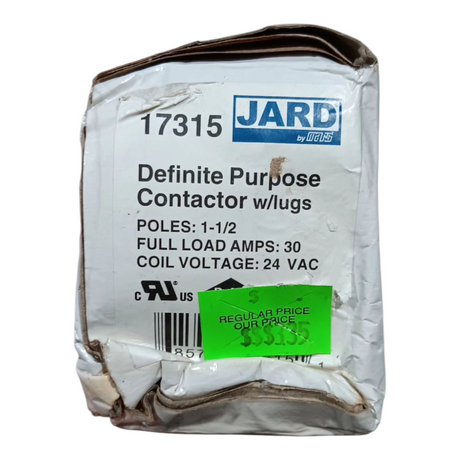 Jard, 17315, Definite Purpose, Contactor