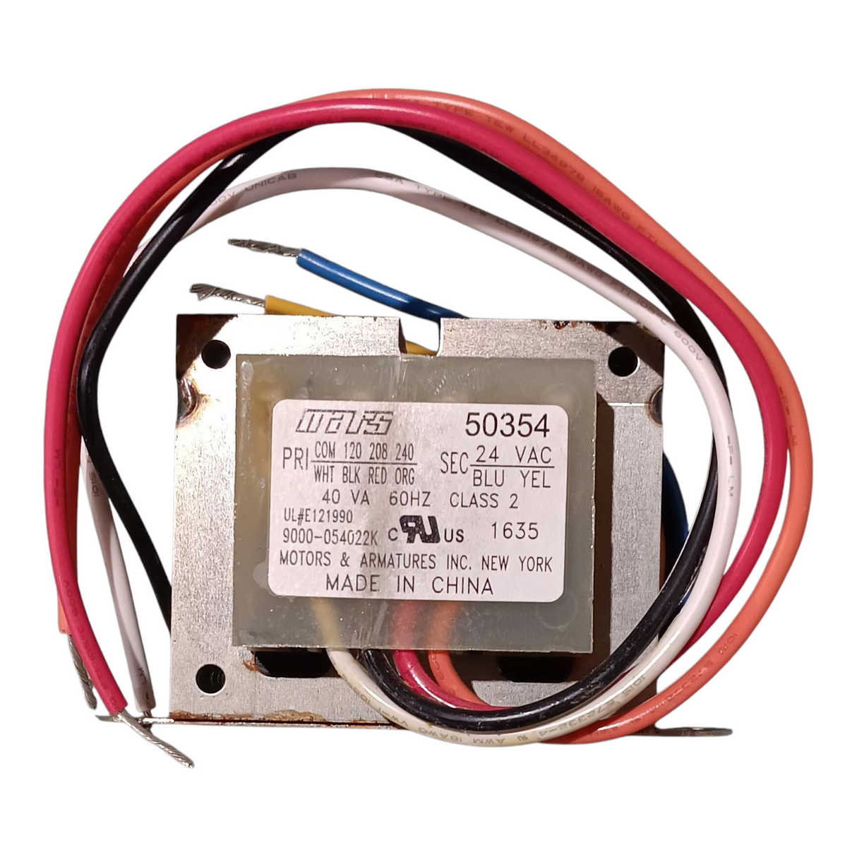 Mars, XFMR Transformer, 50354, 40VA, 60Hz, Class 2