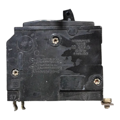 Square D, QOB120, Single Pole, 20A, Breaker
