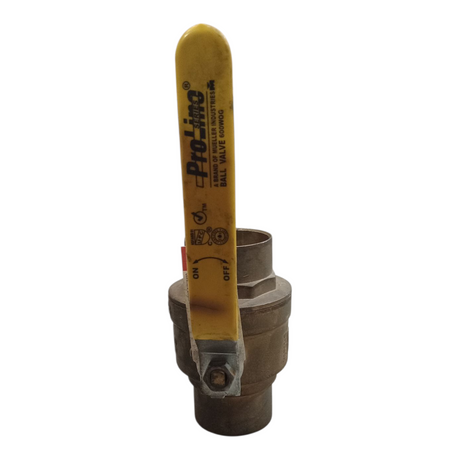 ProLine, 2", Brass, Full Port Ball Valve, 600 WOG, Threaded NPT Lever Handle (36-3112) - Freeman Liquidators - [product_description] - 