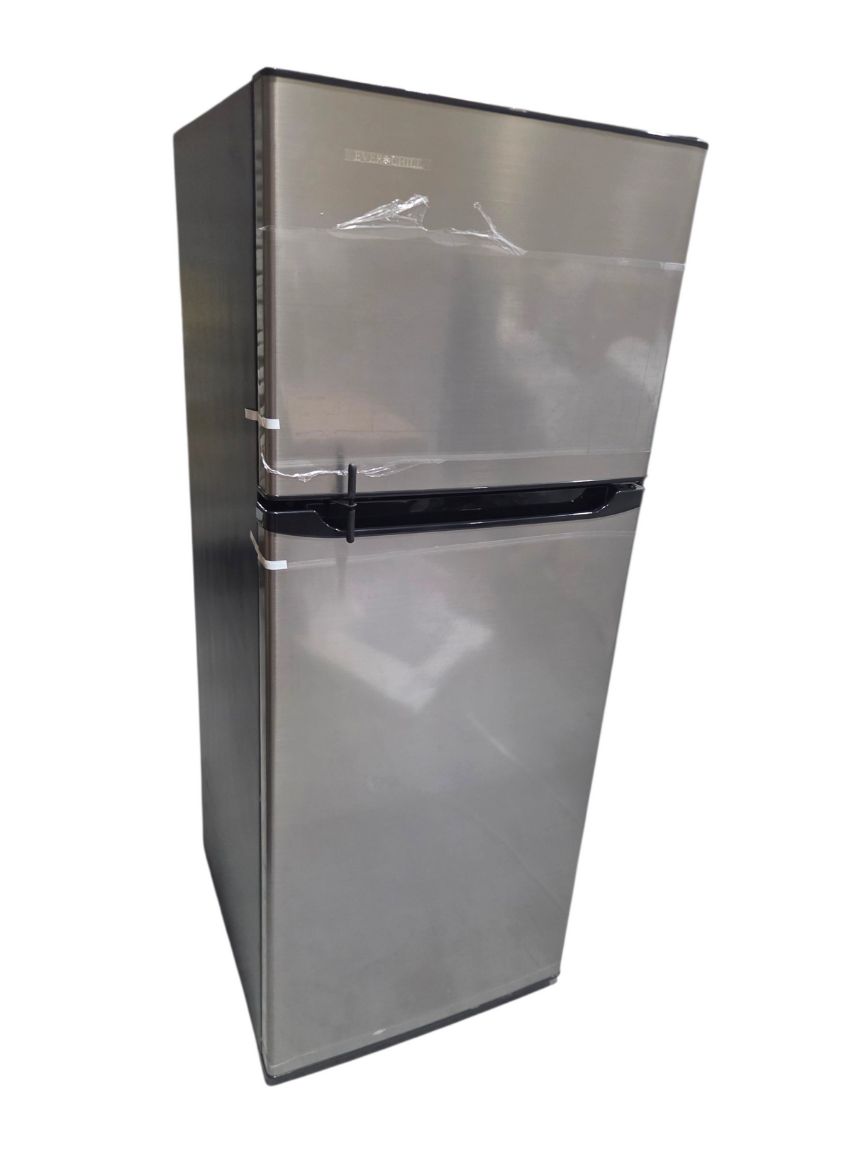 Everchill RV Refrigerator w/ Freezer - Reversible Doors - 10.7 cu ft - 12V - Stainless Steel - Freeman Liquidators - [product_description] - 