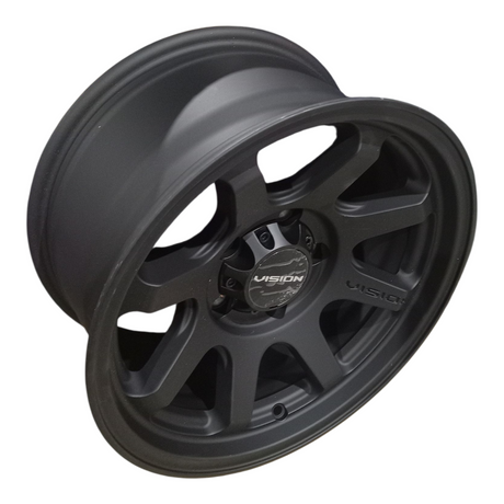 Vision, 351 FLOW, 16x8, Custom Wheel, Satin Black Rim - Freeman Liquidators - [product_description] - Wheels