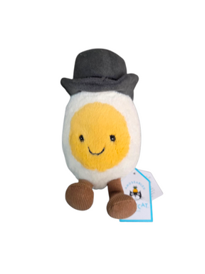 Jellycat, Amuseables, Boiled Egg, Groom, Stuffed Toy, 5.5 inches, Food Plush - Plush Toys - Freeman Liquidators - [product_description]