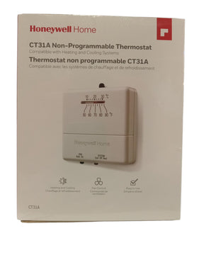Honeywell Home, Non Programmable, Thermostat, for Heat and Cool Systems, White, - Image 1