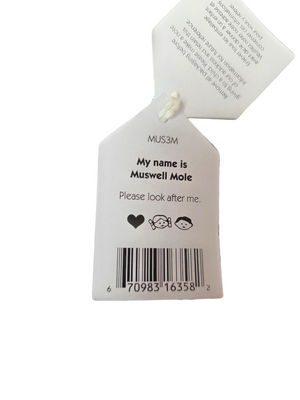 Jellycat, Amuseables, Muswell Mole, Mole, Animal Plush