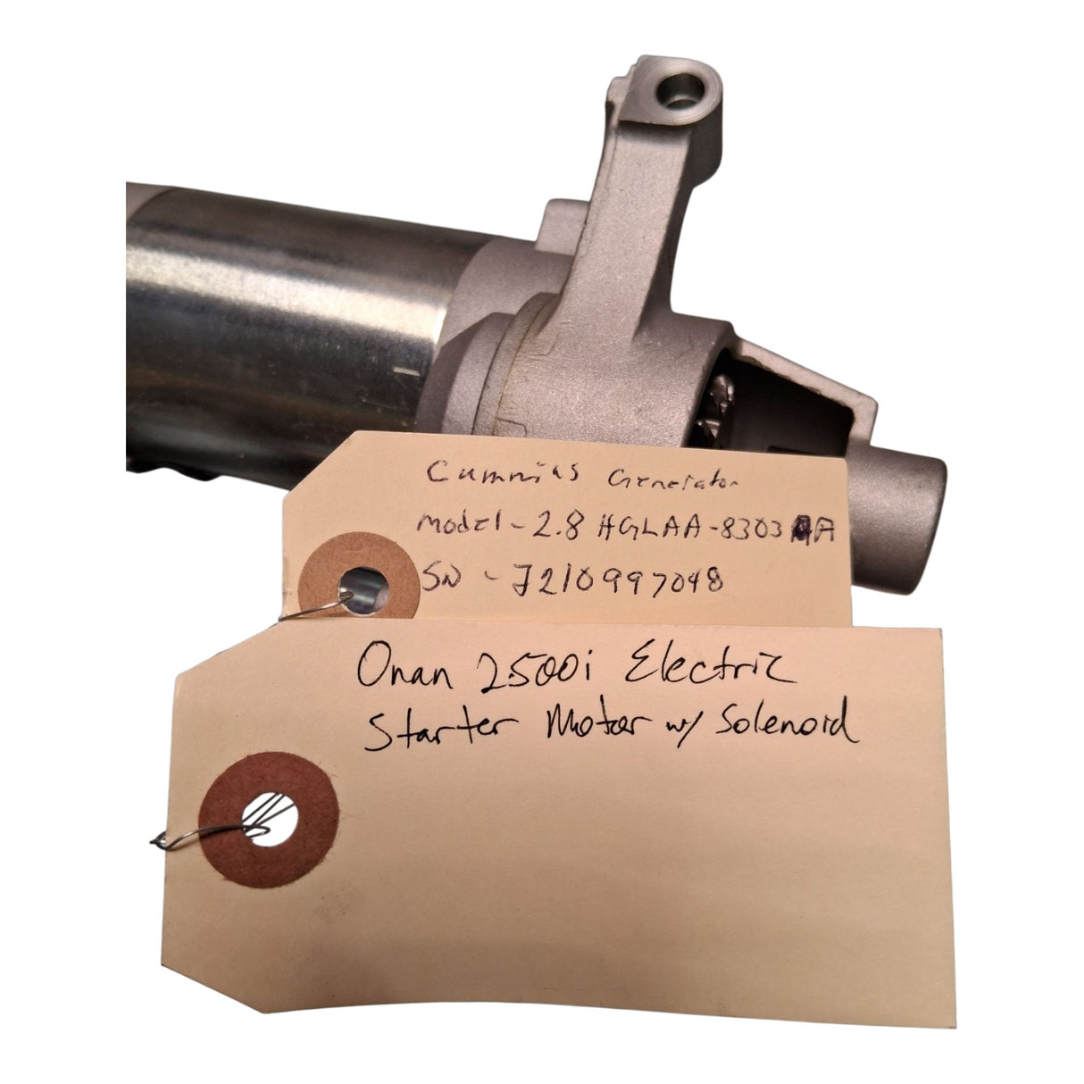 Starter Motor for Cummins Onan P2500i / 2500i Inverter Generator, OEM JL 270350129-0001 - Image 3