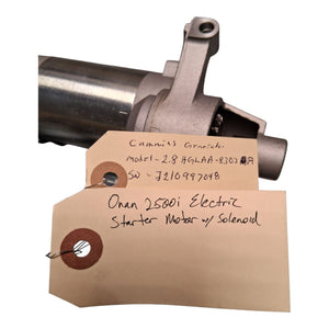 Starter Motor for Cummins Onan P2500i / 2500i Inverter Generator, OEM JL 270350129-0001 - Image 3