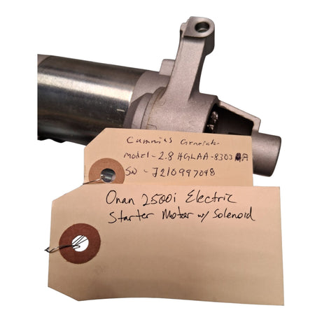 Starter Motor for Cummins Onan P2500i / 2500i Inverter Generator, OEM JL 270350129-0001 - Image 3