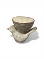 Creative Co Op, Stoneware, Bowl w/ Bird, Cream - DECOR - Freeman Liquidators - [product_description]