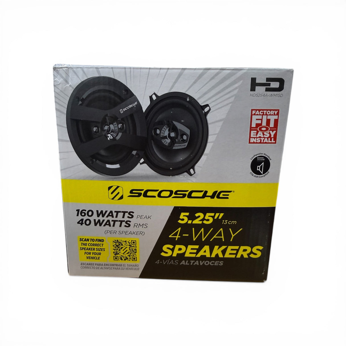 Scosche 5.25 4 way speakers -  - Freeman Liquidators - [product_description]