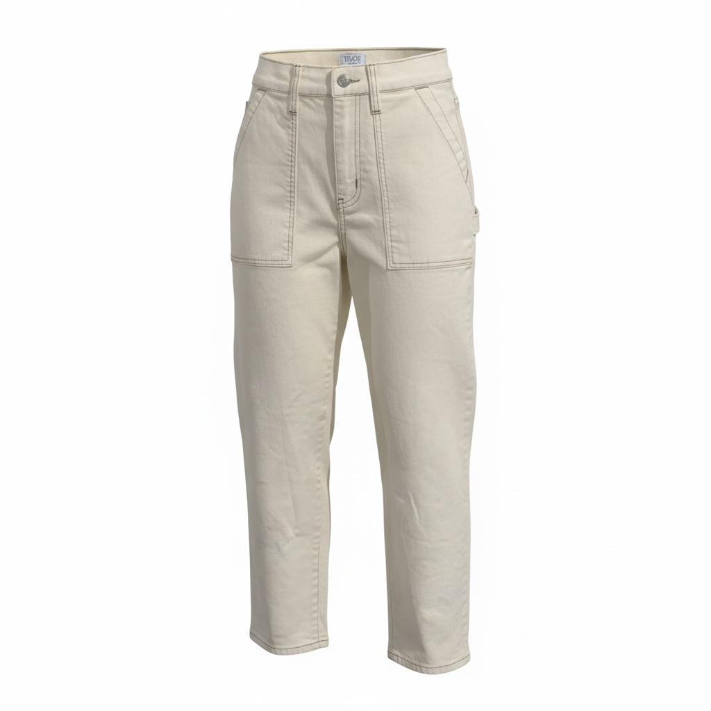 Time and Tru Women's Wide Leg Utility Trousers, 31" Inseam - Women's Clothing - Freeman Liquidators - [product_description]