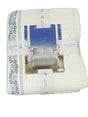 Calypso, Full/Queen, Cotton Quilt, Blue/White - Quilt - Freeman Liquidators - [product_description]