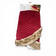 NORTH POLE TRADING CO. RED VELVET WITH BROWN FUR TRIM TREE SKIRT - TREE SKIRT - Freeman Liquidators - [product_description]