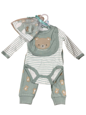 Duck Duck Goose, 5pc, Infant, Layette Set, Green -  - Freeman Liquidators - [product_description]