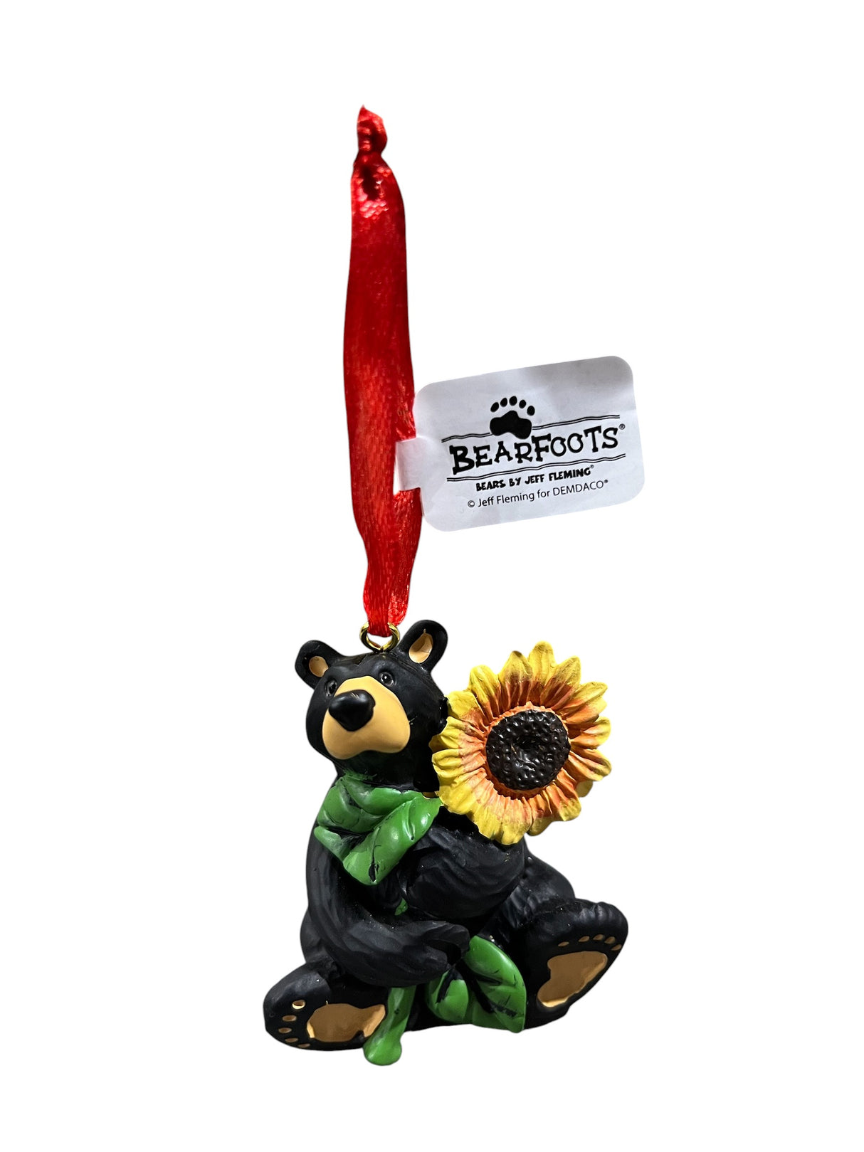 Bearfoots, Bear, Sunflower Ornament