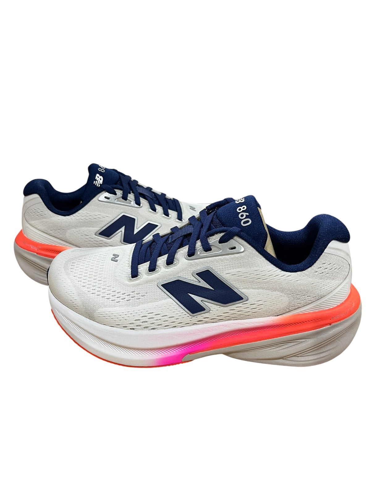 New Balance, Women’s, Fresh Foam, X860v15, White/Blue, Size 7.5