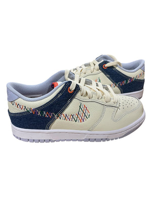 Nike, Kids, Dunk Low BG, Soft Pearl/Multi-Color, Size 5.5Y