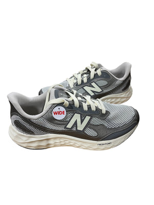 New Balance, Men’s, Fresh Foam, Arishi v4, White/Grey, Size 8.5 Wide, NO BOX