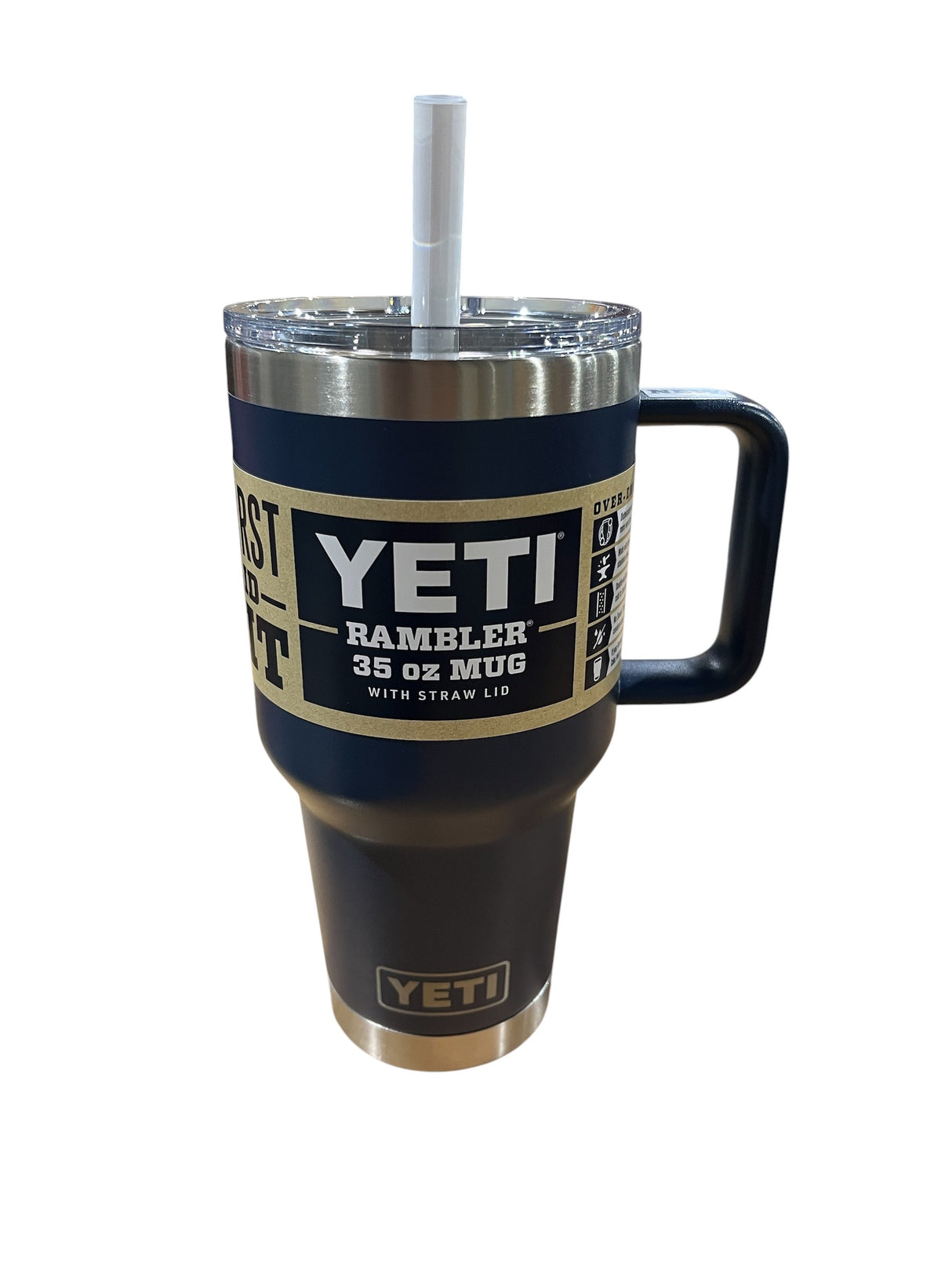 Yeti, Rambler, 35oz Mug, Navy Blue