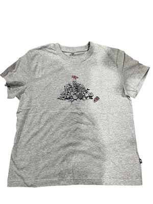 New Balance, Men’s, Athletics Pile T-Shirt, Large, Grey