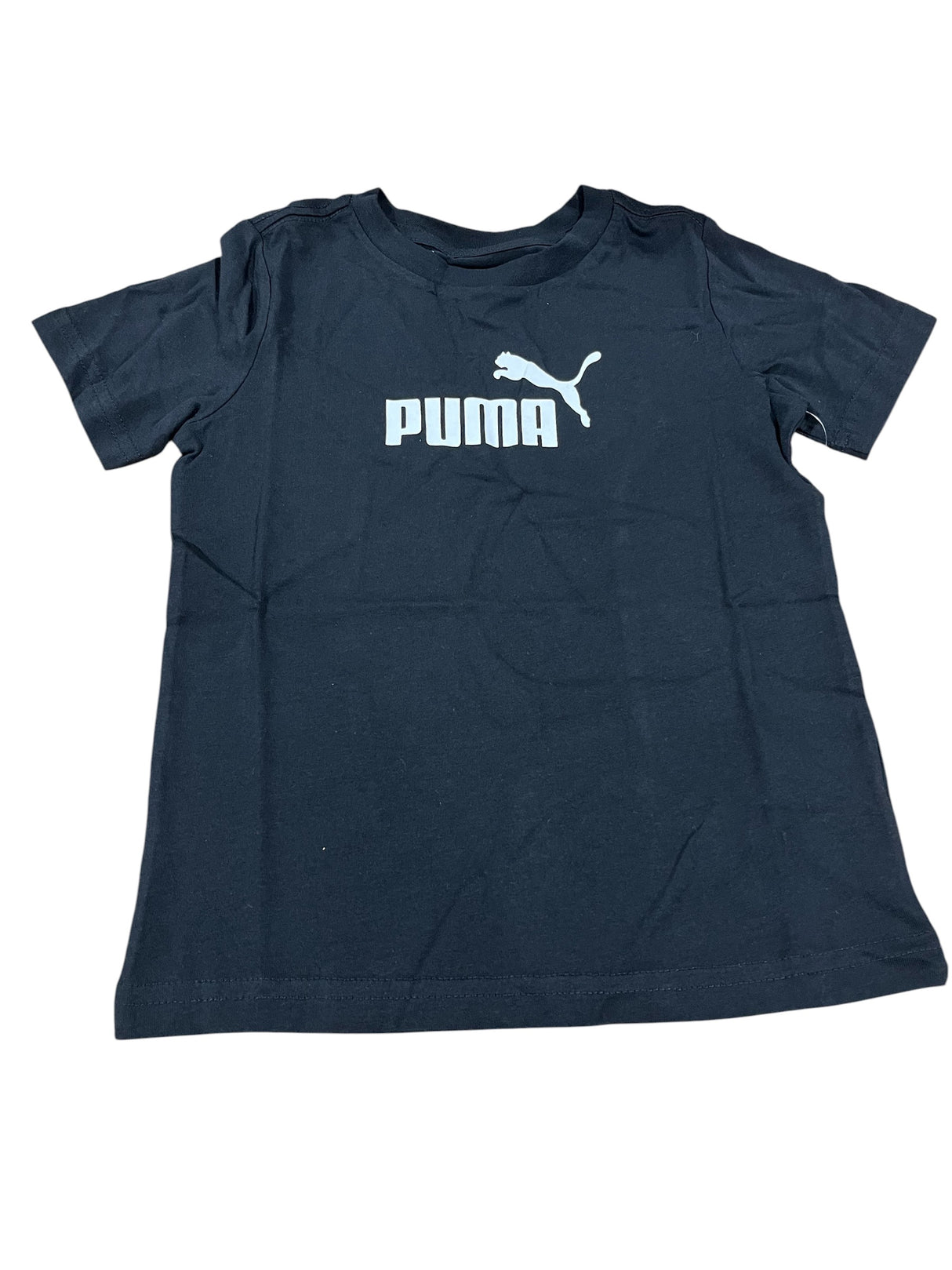 Puma, Kids, Jersey Cotton, T-Shirt, Black