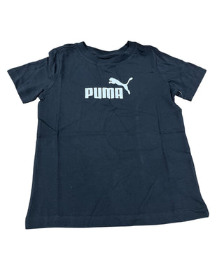 Puma, Kids, Jersey Cotton, T-Shirt, Black