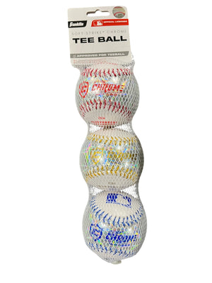 Franklin, Soft Strike Chrome, Tee Balls, 3pk