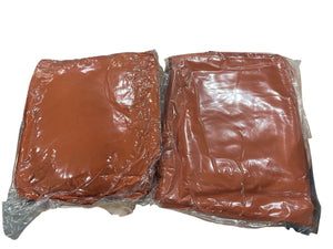 Sasttie, Pintuck, Queen Comforter Set, Burnt Orange