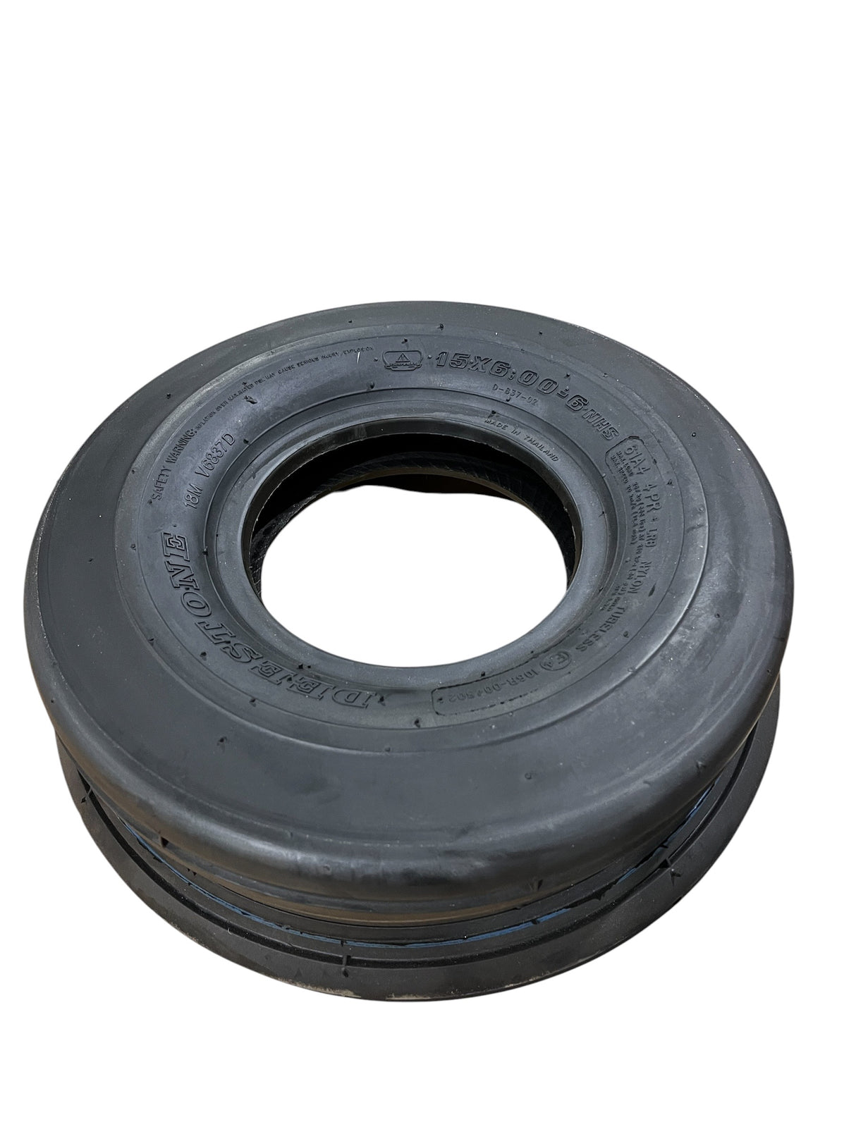 Deestone, D837, Tubeless, Lawn & Garden, Tire, 15x6.00-6