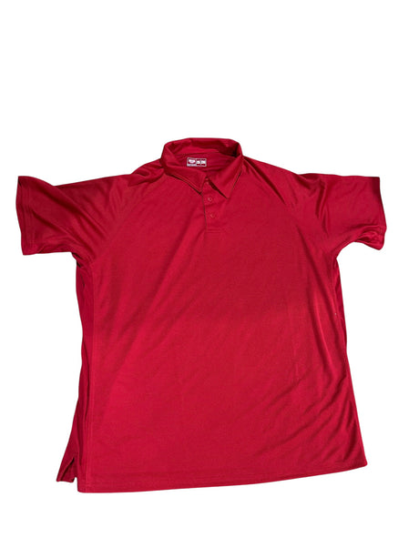 Red Kap, Men’s, Performance Knit, Flex Active Polo, Red, XXL
