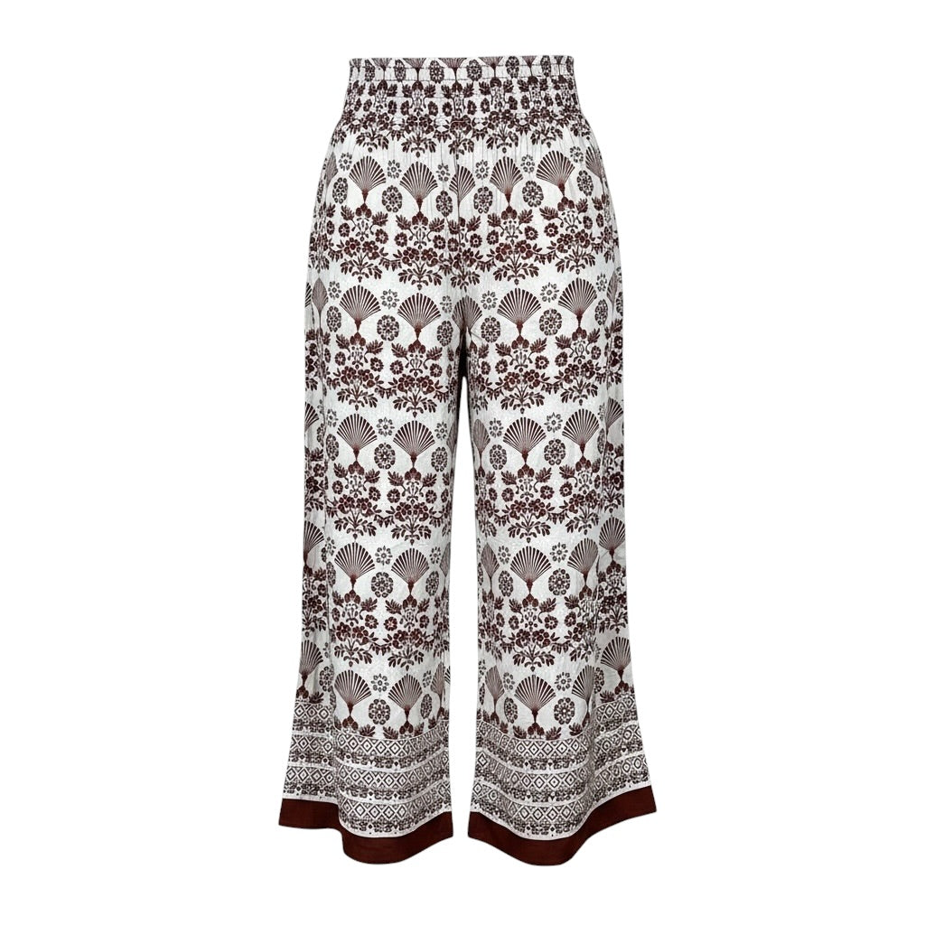 Classic Concepts, Women's, Challis Pants, 2 Pack, Petite, Black/Floral