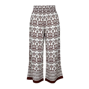Classic Concepts, Women's, Challis Pants, 2 Pack, Petite, Black/Floral
