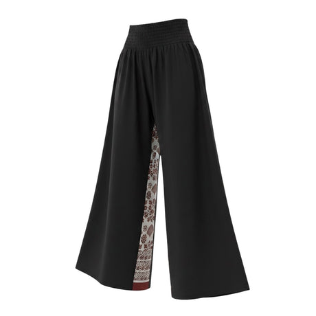 Classic Concepts, Women's, Challis Pants, 2 Pack, Petite, Black/Floral