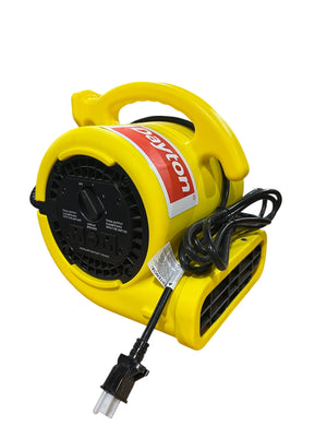 Dayton, 61HL69, Portable Dryer, 3 Speeds, 115V AC, 1/5hp, 10ft Cord, Yellow