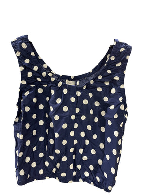 A New Day, Women’s, Button Front, Tank Top, Navy, 2XL