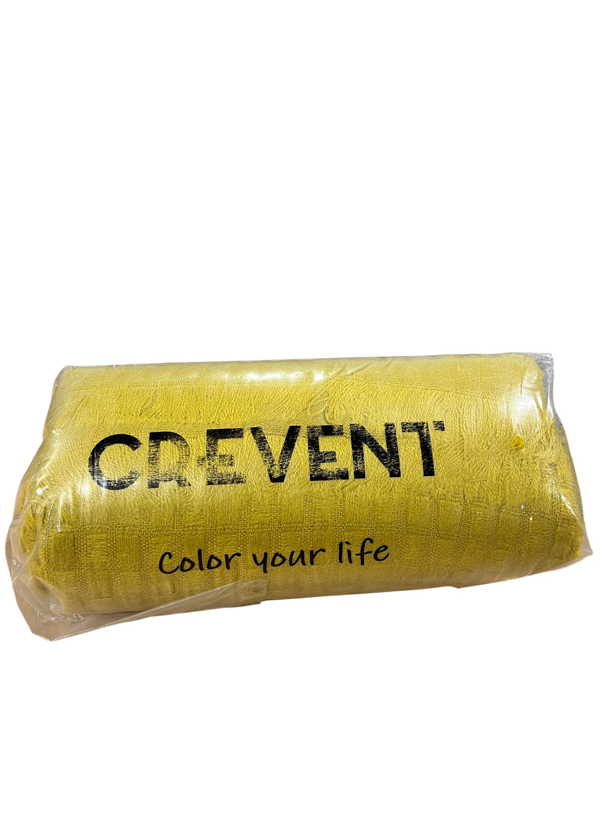 Crevent, Knitted, Throw Blanket, 50” x 60”, Mustard Yellow