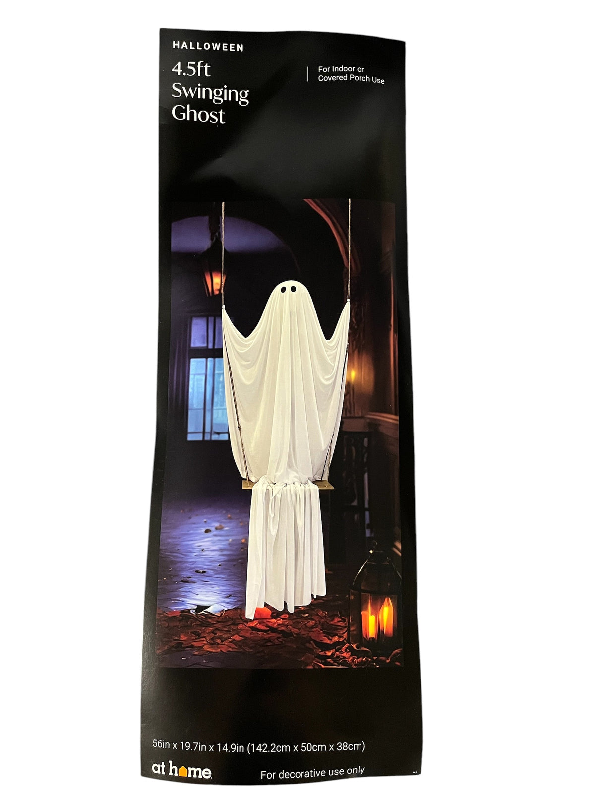 At Home, Halloween, Swinging Ghost, 4.5ft