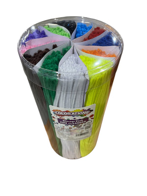Colorations, Pipe Cleaners, Storage Pack, 12 Colors, Set of 600