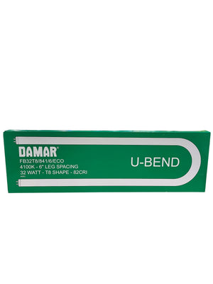 Damar, 4490J, 32 Watt, T8 Shape, U-Bend, Fluorescent Light