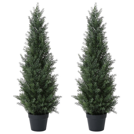 Artificial, 3ft, Outdoor, Potted, Cedar Tree, 2 Pack -  - Freeman Liquidators - [product_description]
