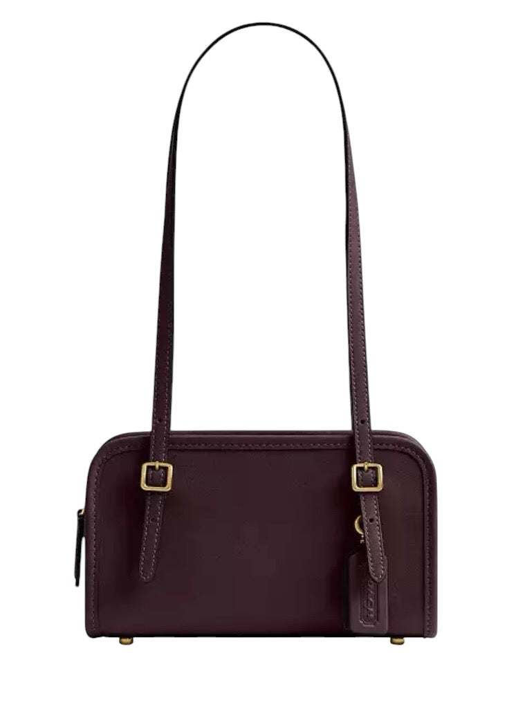 Coach, Women’s, Swing Zip Bag 20, Black Currant