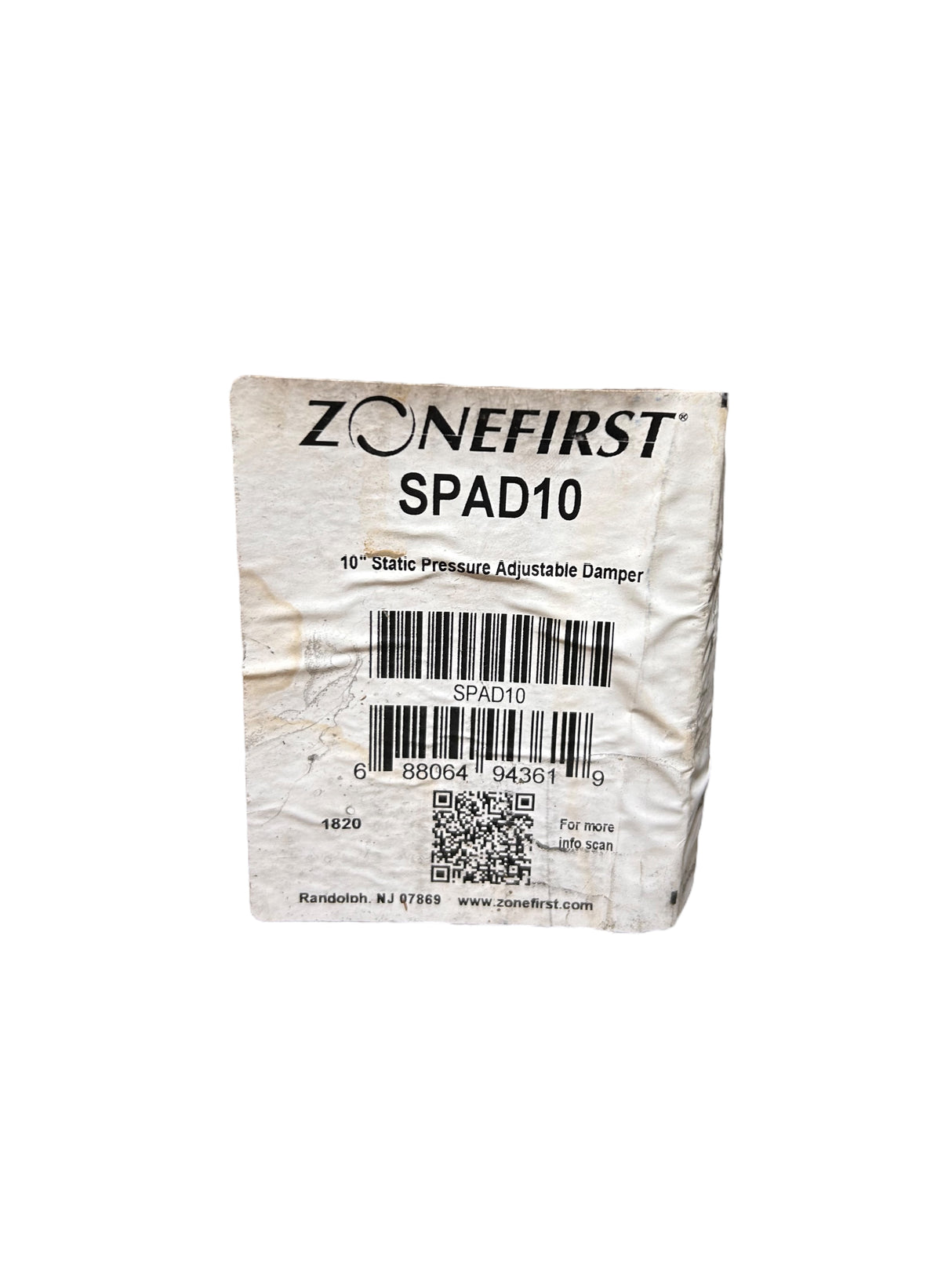 ZoneFirst, SPAD10, 10", Bypass Damper - NEW NO BOX - FreemanLiquidators - [product_description]