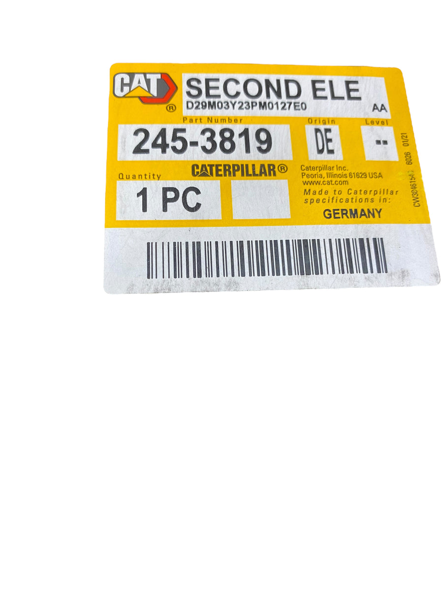 Caterpillar, 245-3819, Second Element, Standard Efficiency, Air Filter ...